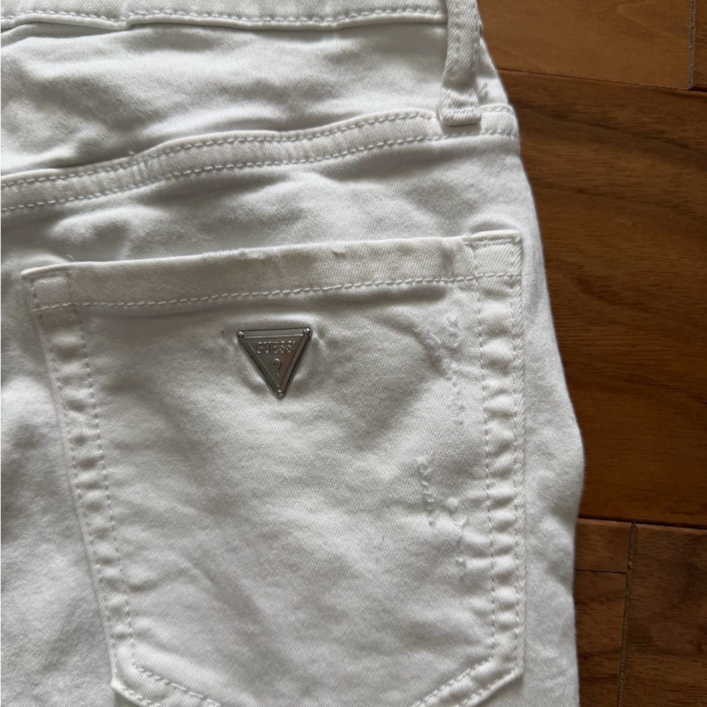 Guess Ivory Denim Jeans